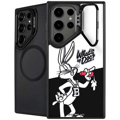 Looney Tunes Retro Bugs Bunny Galaxy S25 Ultra Kickstand Case